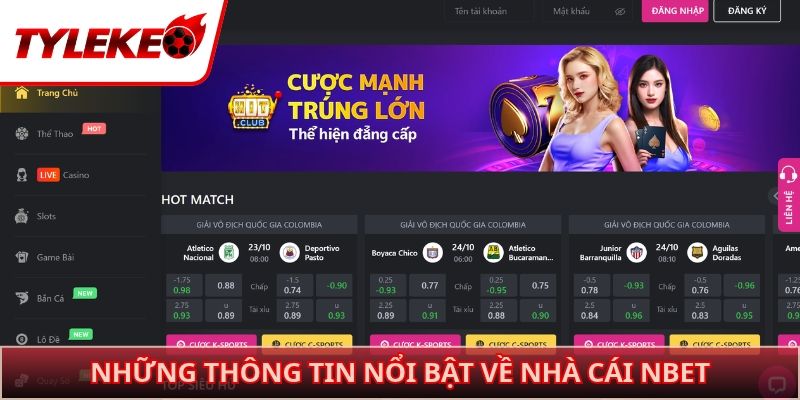 Những thông tin nổi bật về nhà cái NBET