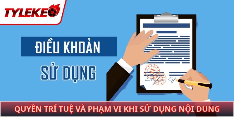 Quyền trí tuệ và phạm vi khi sử dụng nội dung
