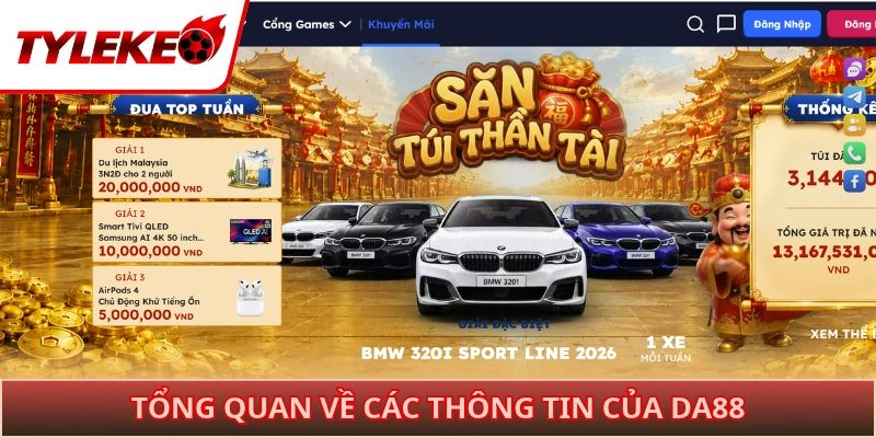 Tổng quan về các thông tin của DA88