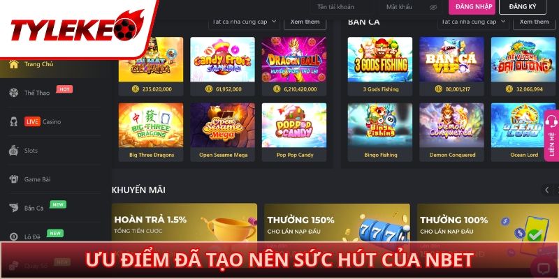 Ưu điểm đã tạo nên sức hút của NBET