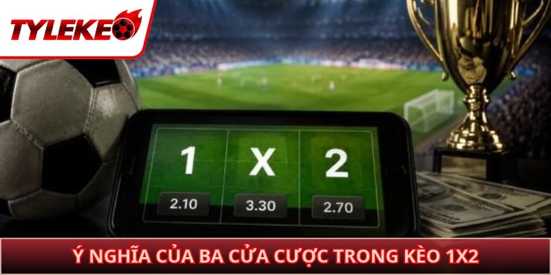 Ý nghĩa của ba cửa cược trong kèo 1x2
